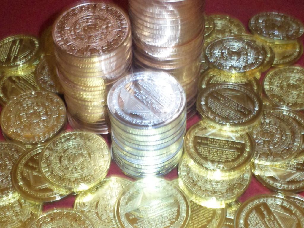 Gold Silver Copper Casino/Poker Chips